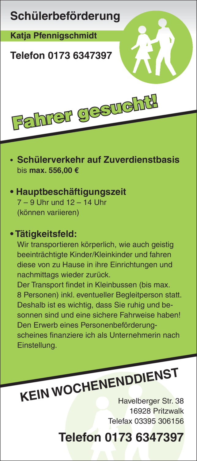 Fahrer (m/w/d)
