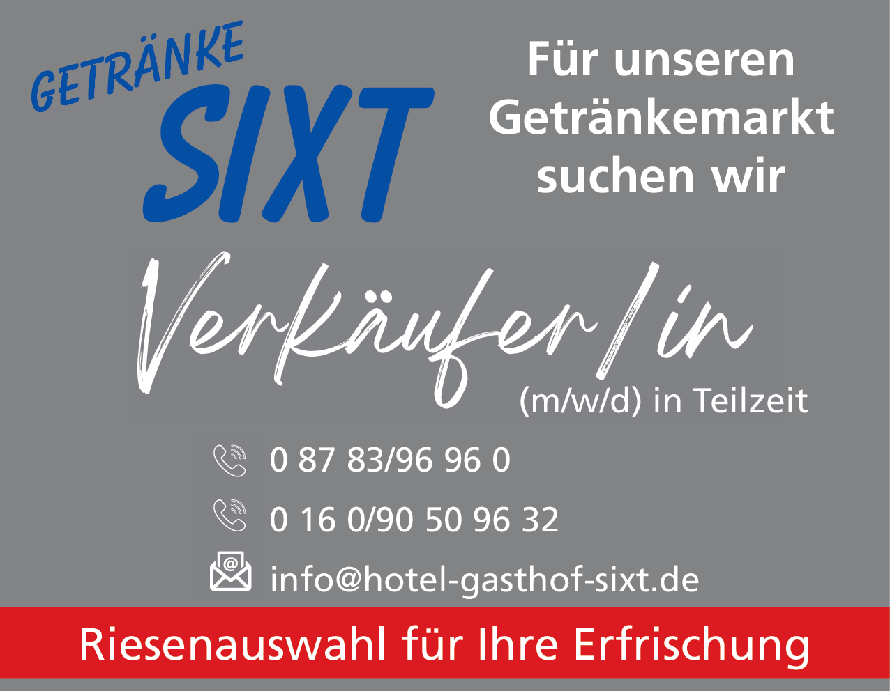Verkäufer/in (m/w/d)