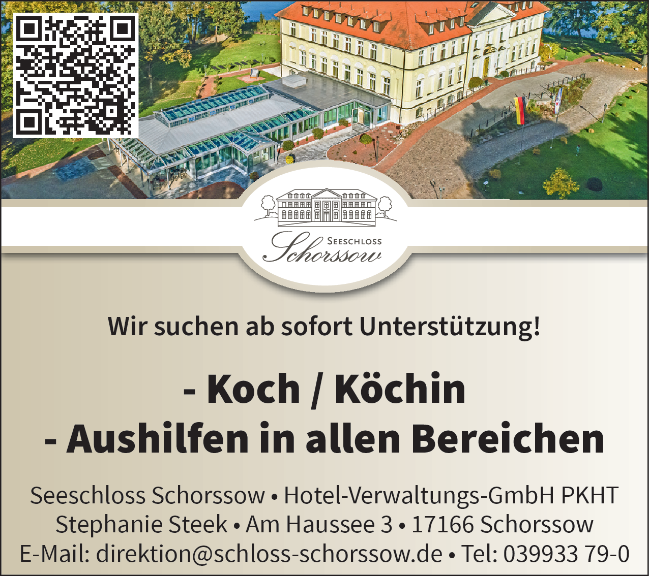 Koch / Köchin (m/w/d)