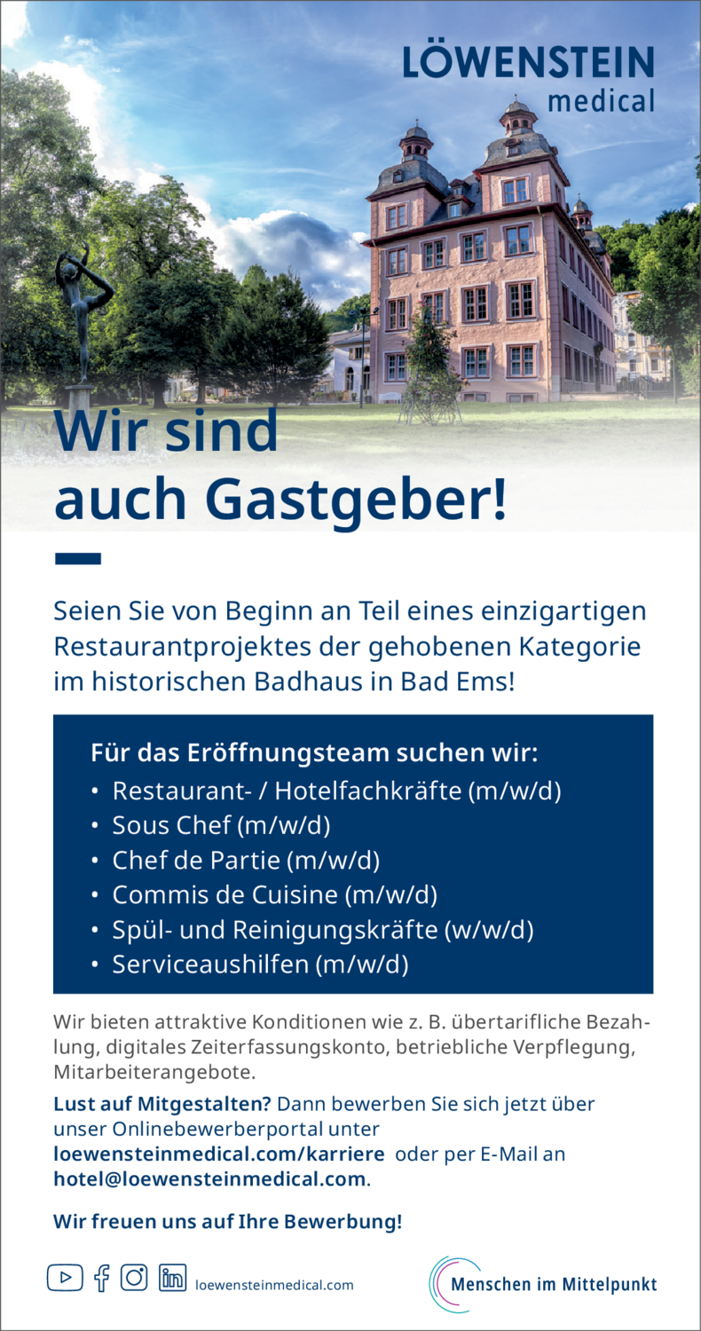 Spül- und Reinigungskräfte (w/w/d)