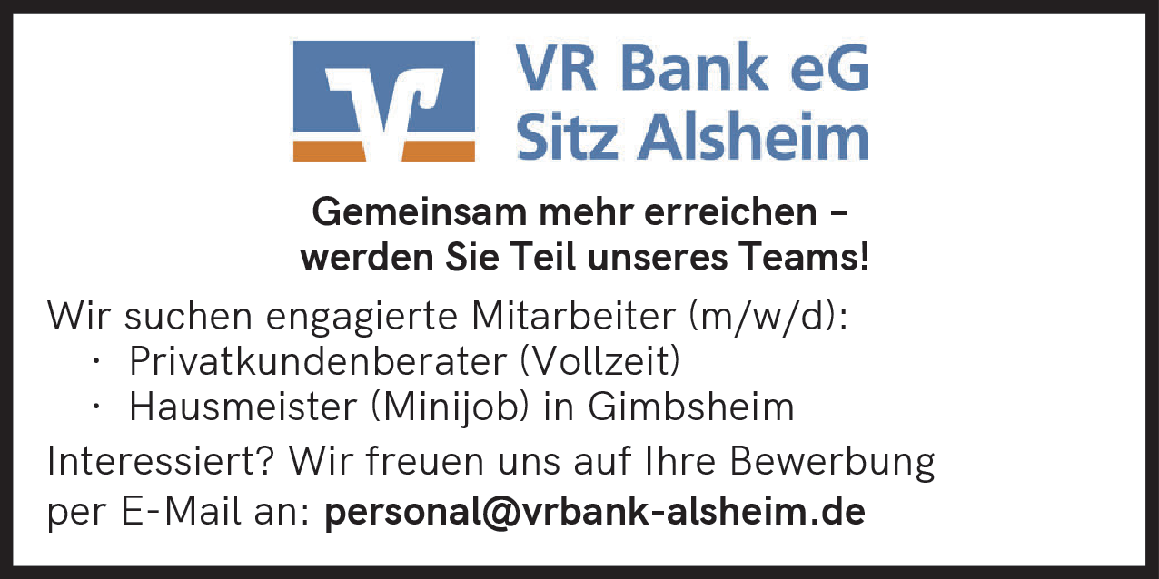 Privatkundenberater (m/w/d)