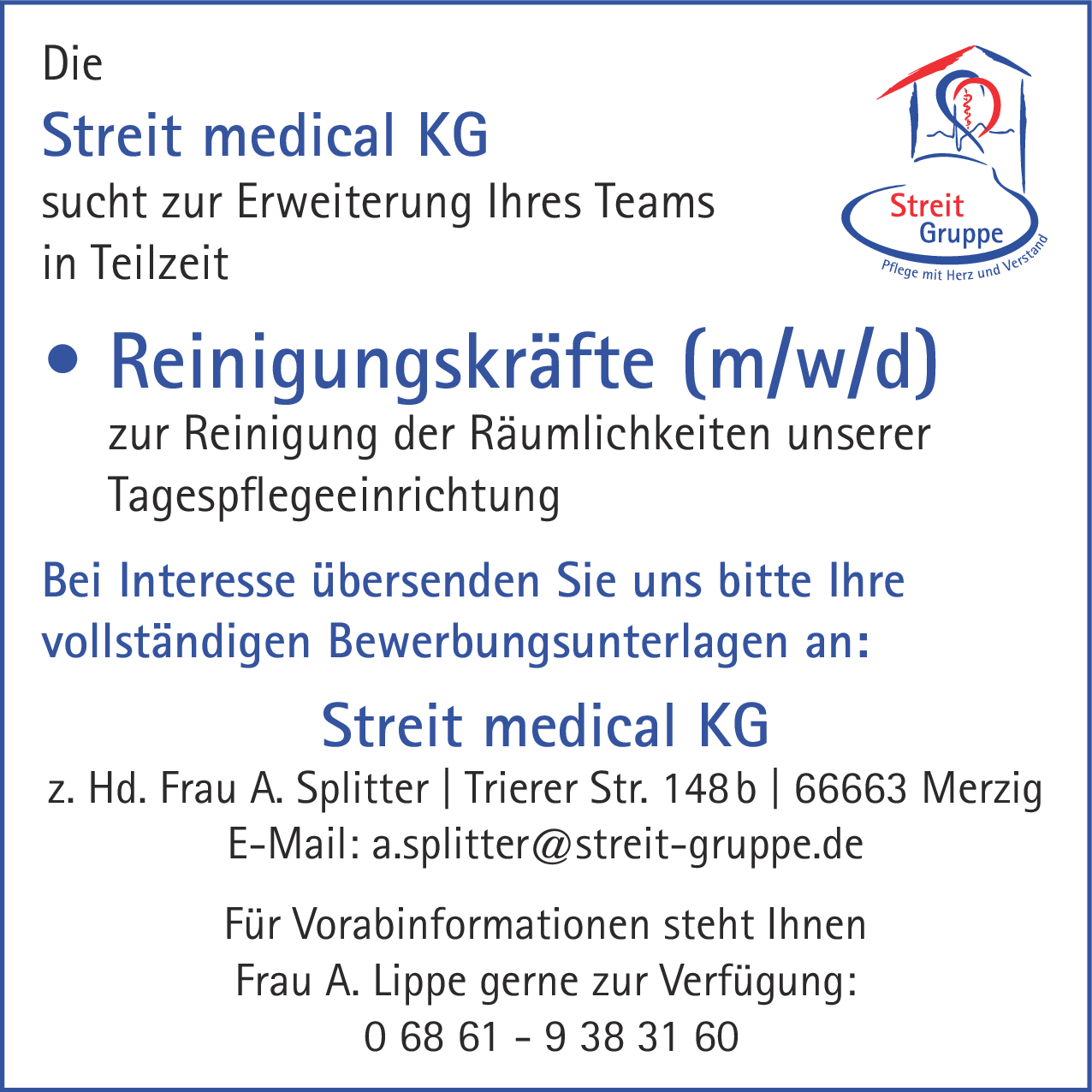 Reinigungskräfte (m/w/d)