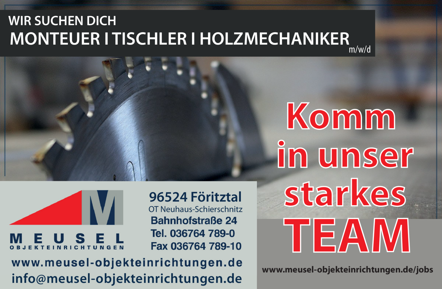 Holzmechaniker (m/w/d)