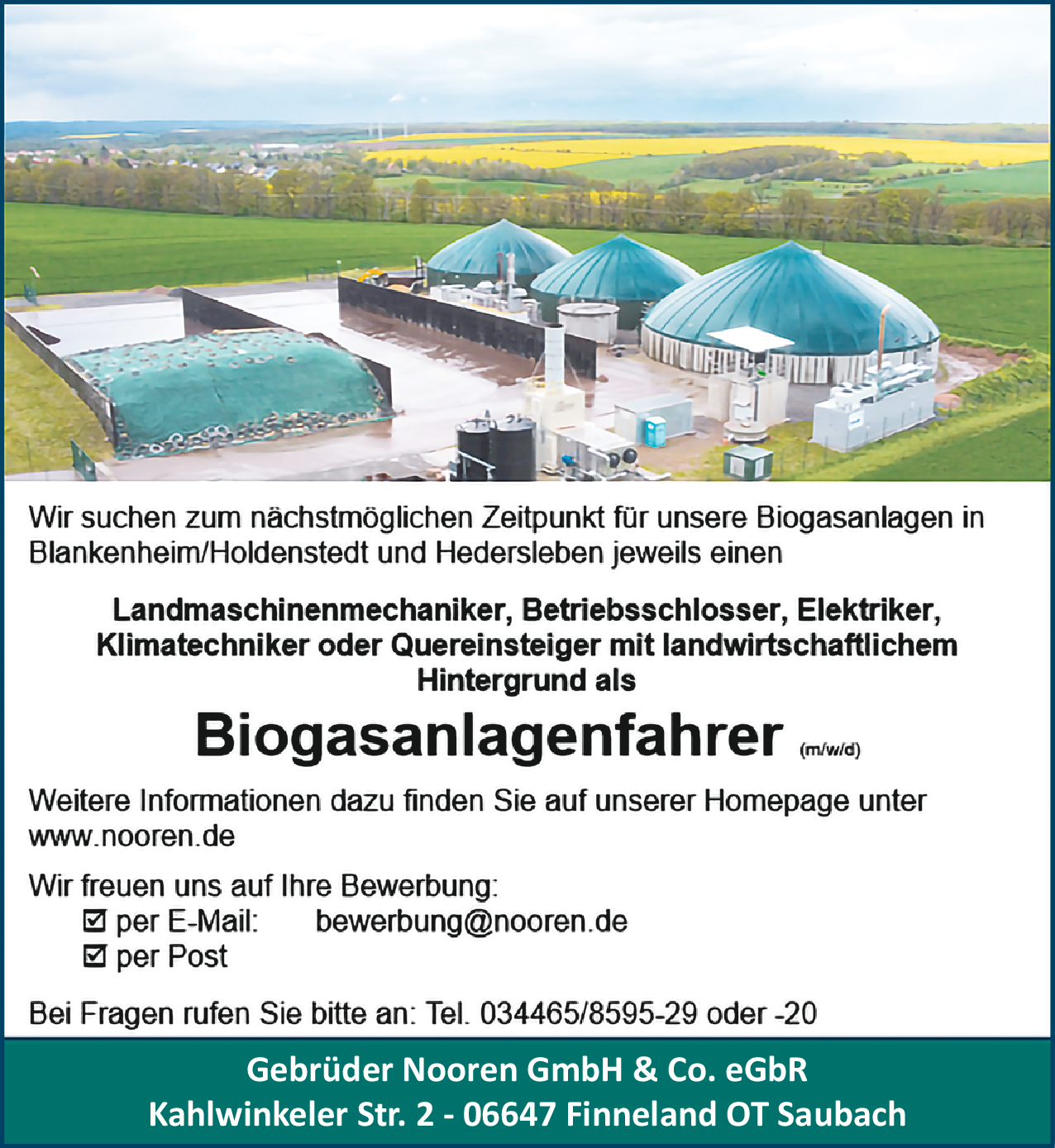 Klimatechniker (m/w/d)