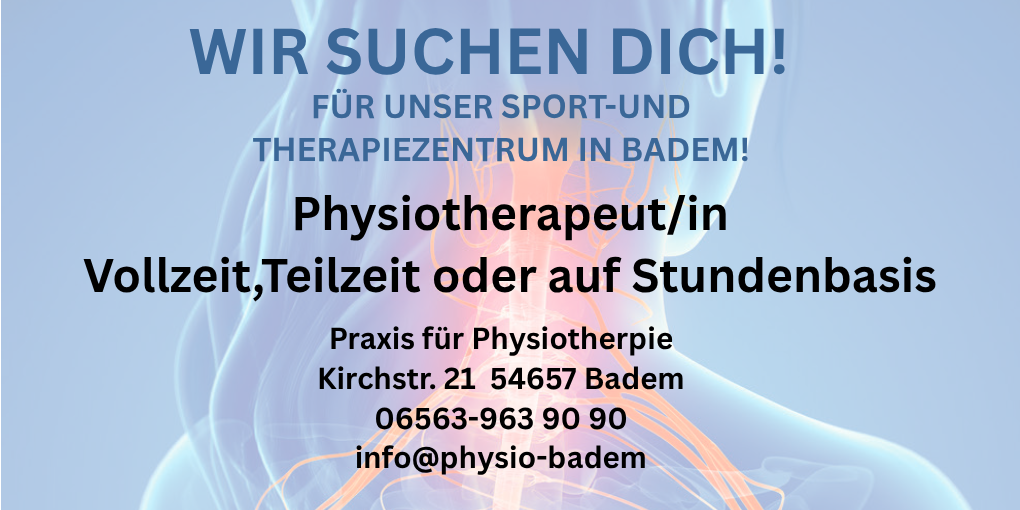 Physiotherapeut/in (w/m/d)