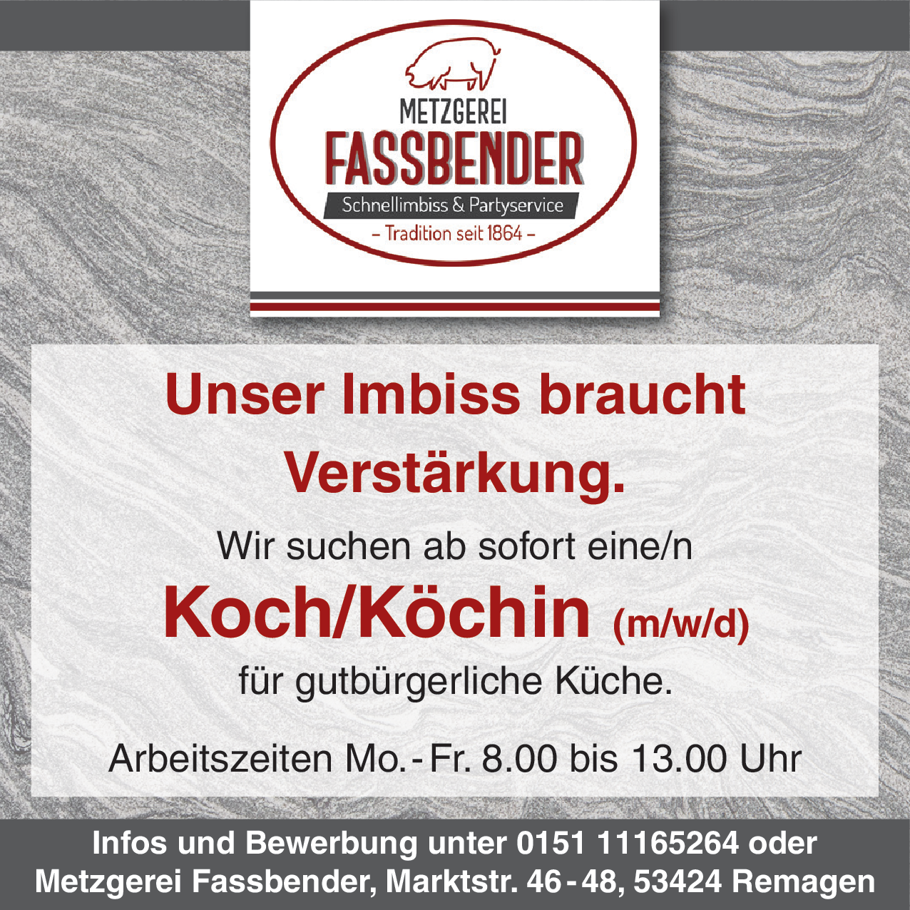 Koch/Köchin (m/w/d)