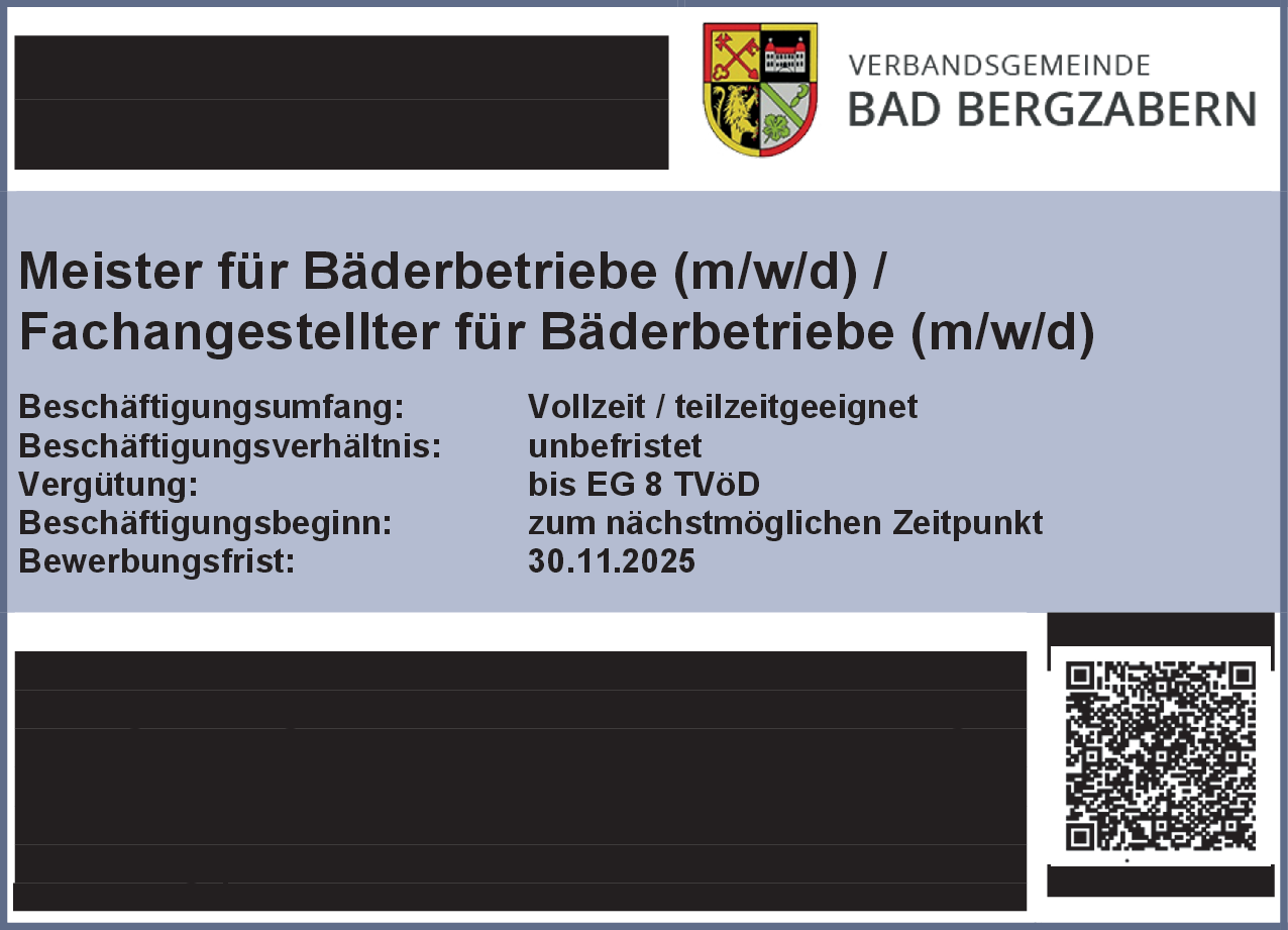 Fachangestellter für Bäderbetriebe (m/w/d)