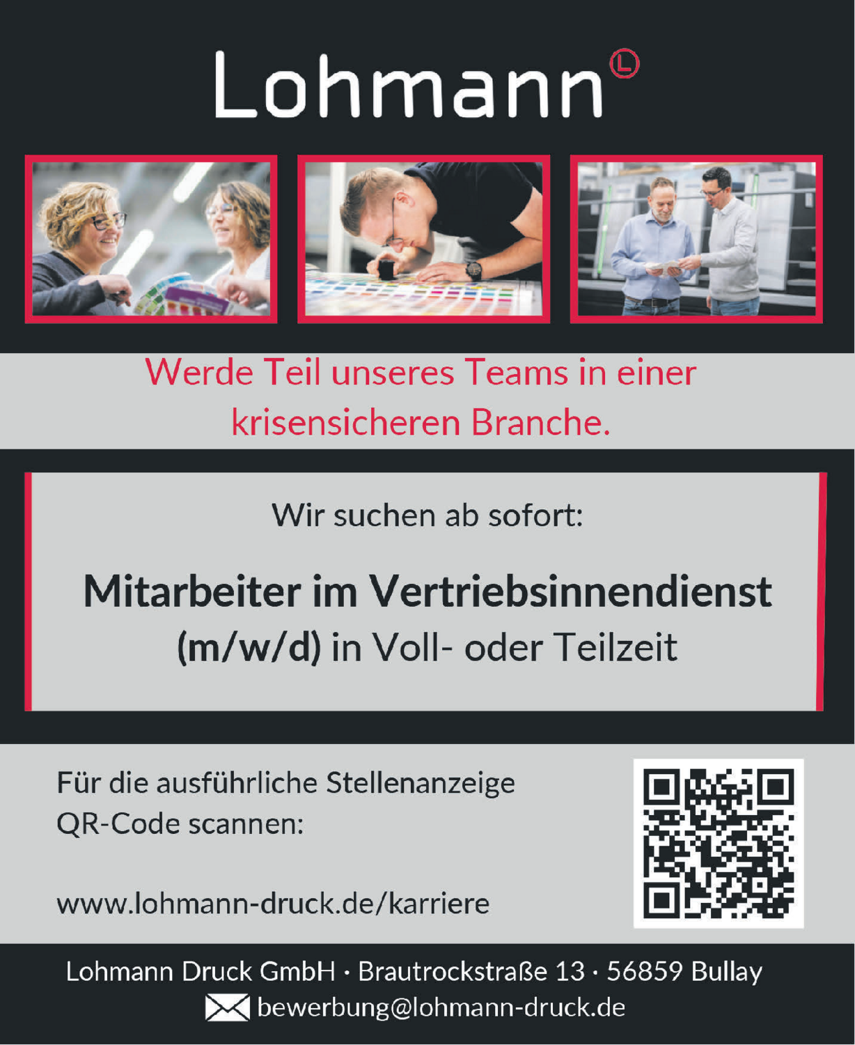 Mitarbeiter im Vertriebsinnendienst (m/w/d)