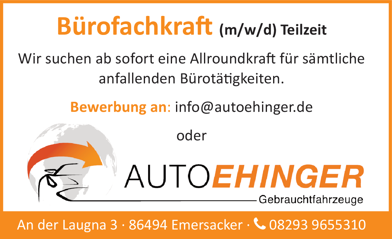 Bürofachkraft (m/w/d)