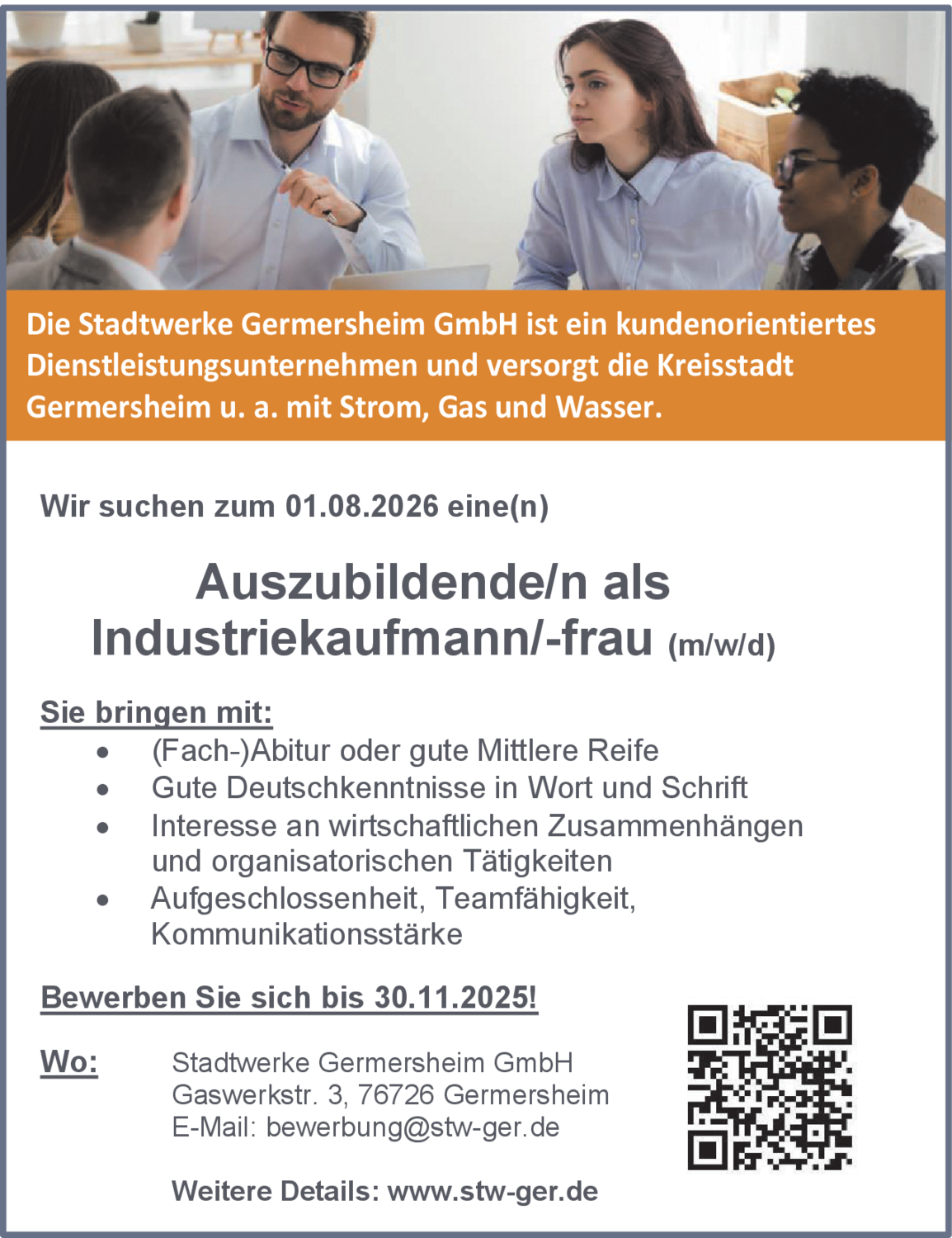 Auszubildender Industriekaufmann/-frau (m/w/d)