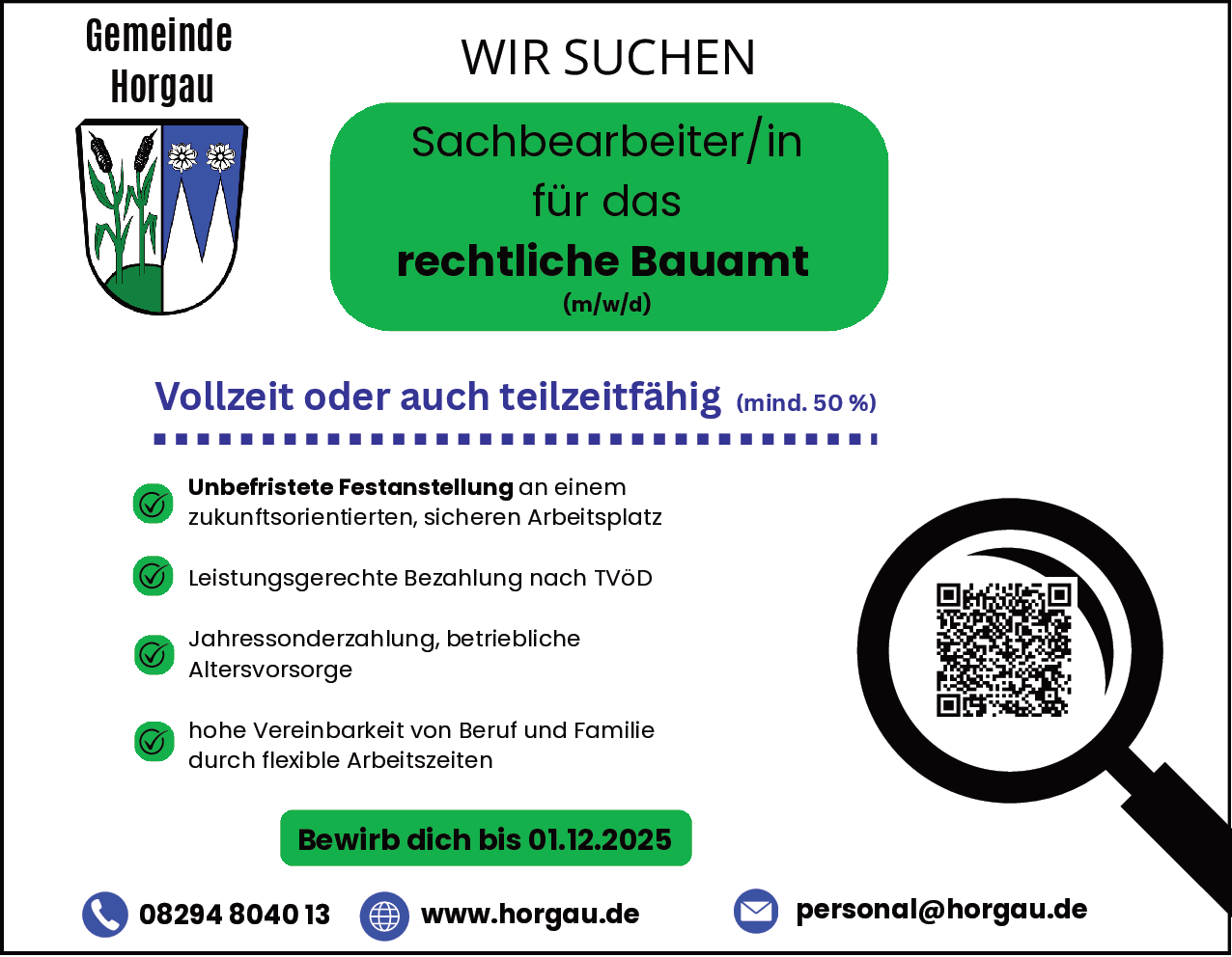 Sachbearbeiter/in für das rechtliche Bauamt (m/w/d)