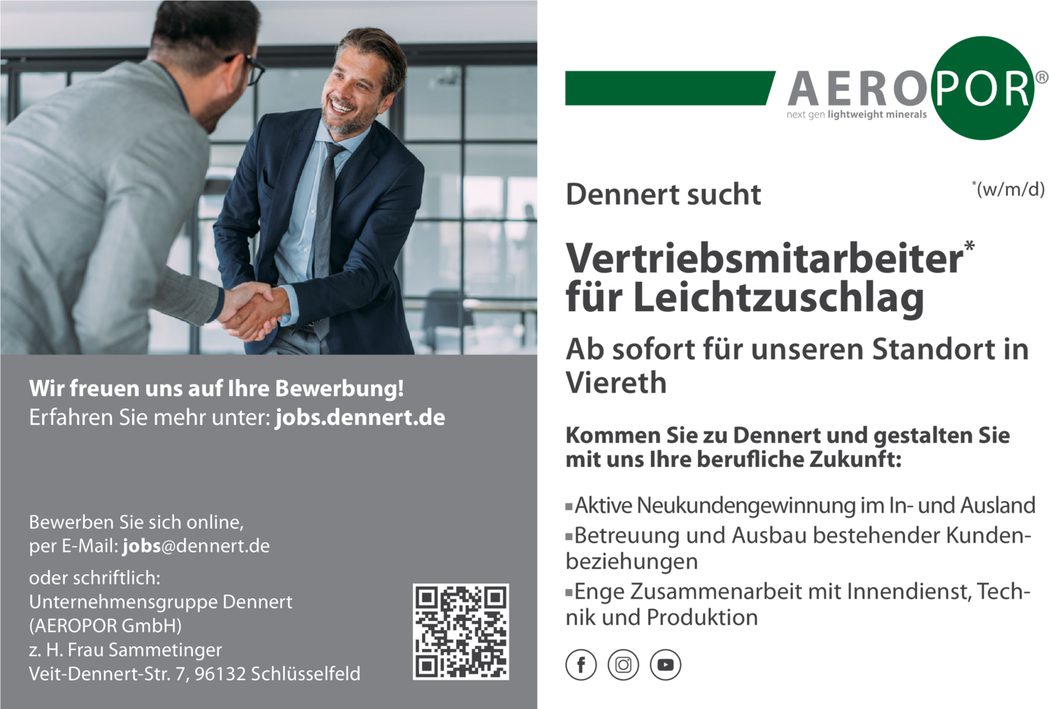 Vertriebsmitarbeiter (w/m/d)