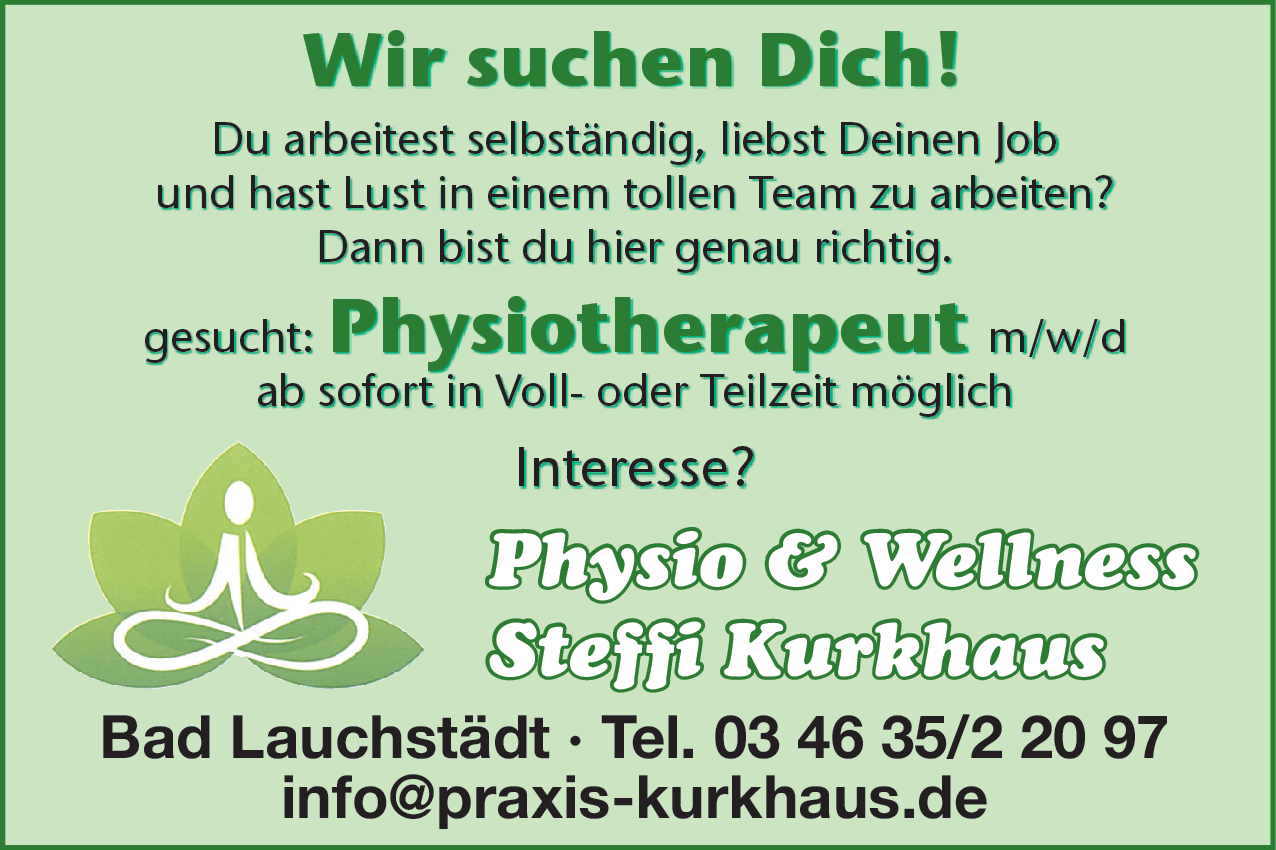 Physiotherapeut (m/w/d)