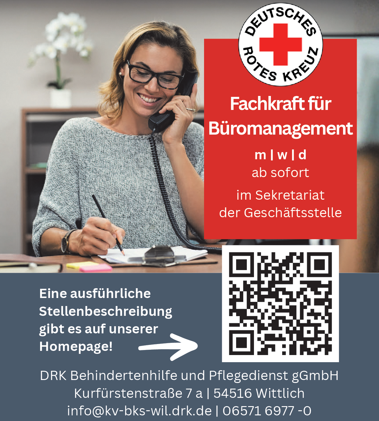 Fachkraft für Büromanagement (m/w/d)