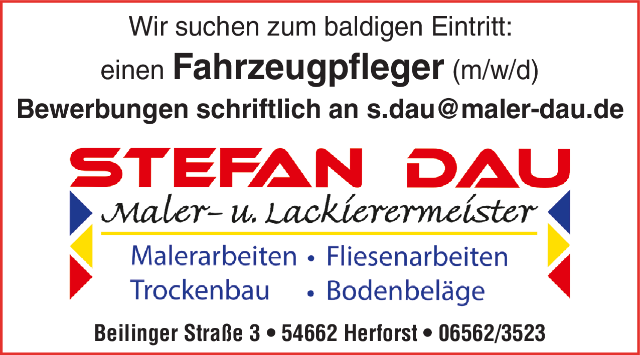 Fahrzeugpfleger (m/w/d)