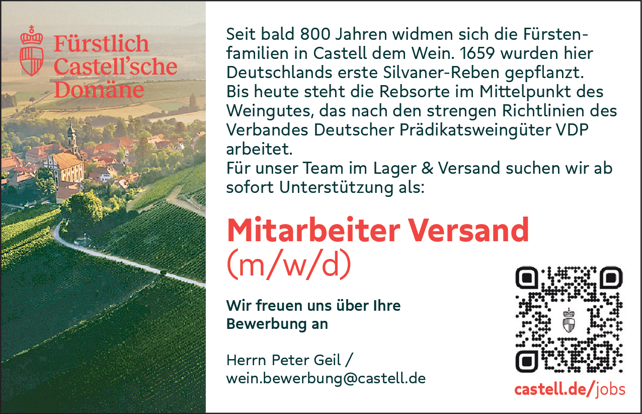 Mitarbeiter Versand (m/w/d)