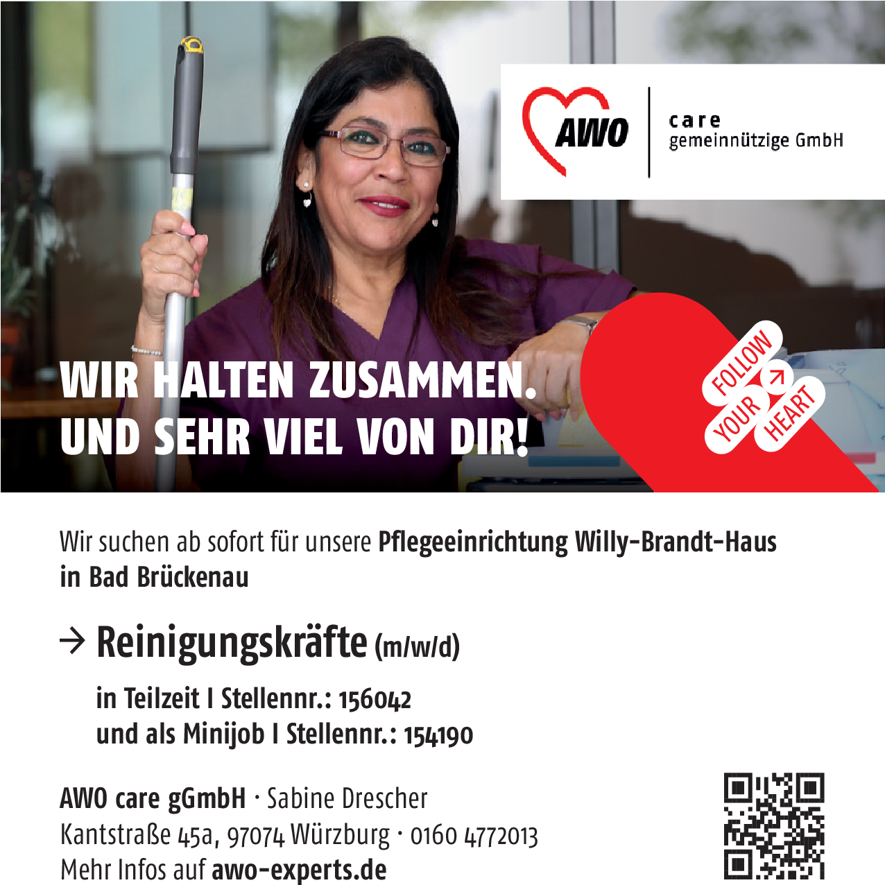 Reinigungskräfte (m/w/d)