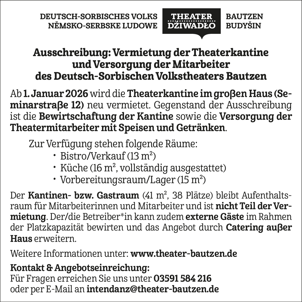 Kantinenbetreiber (m/w/d)