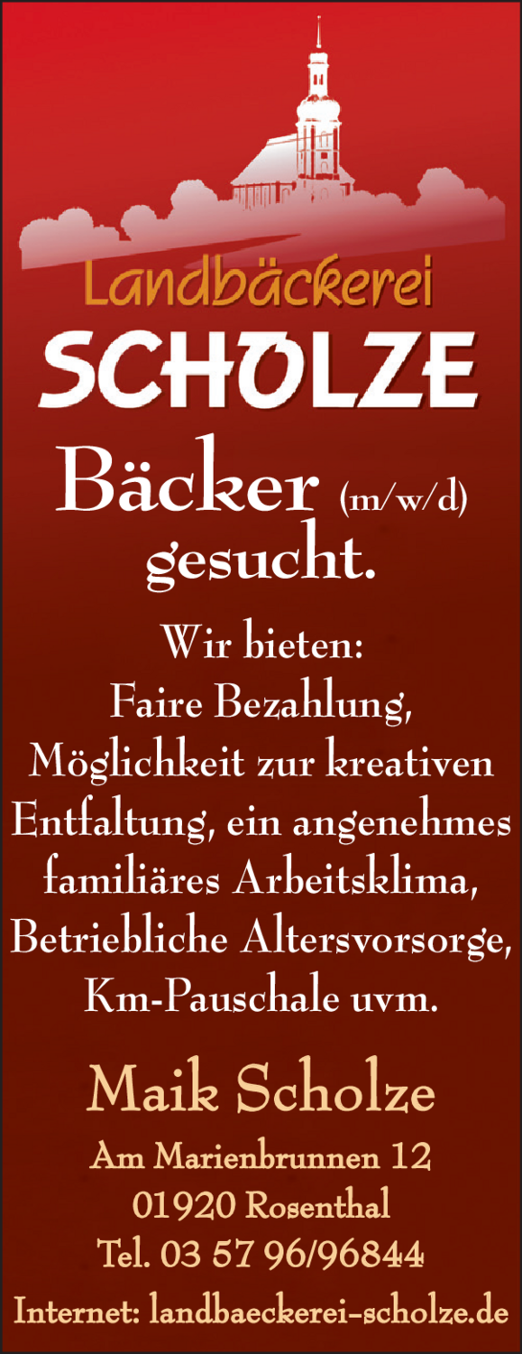 Bäcker (m/w/d)