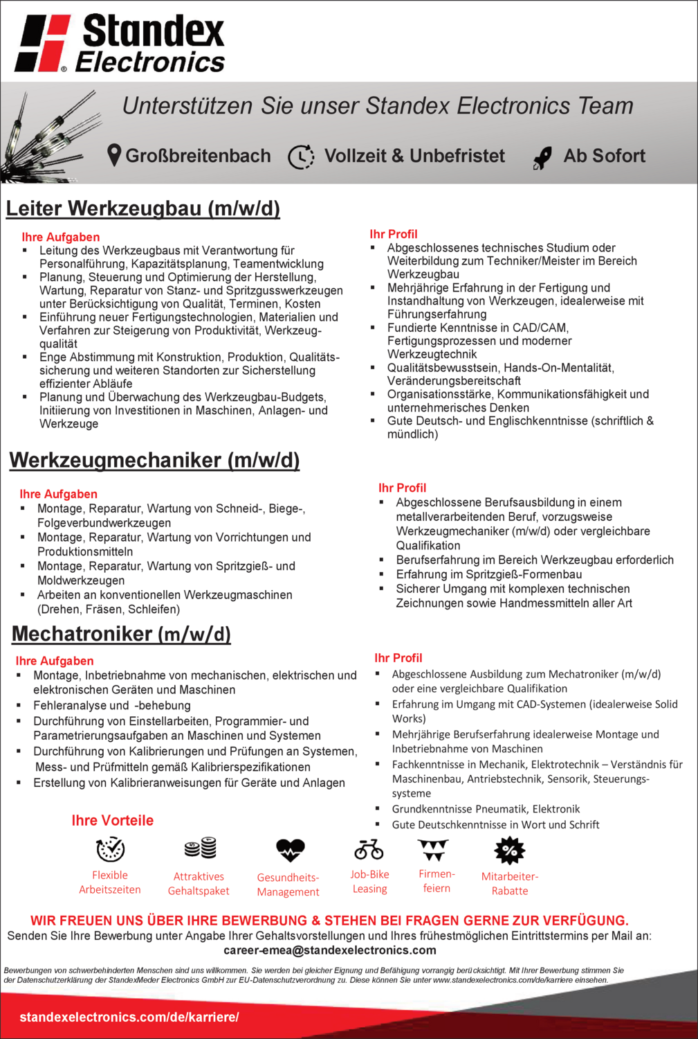 Werkzeugmechaniker (m/w/d)