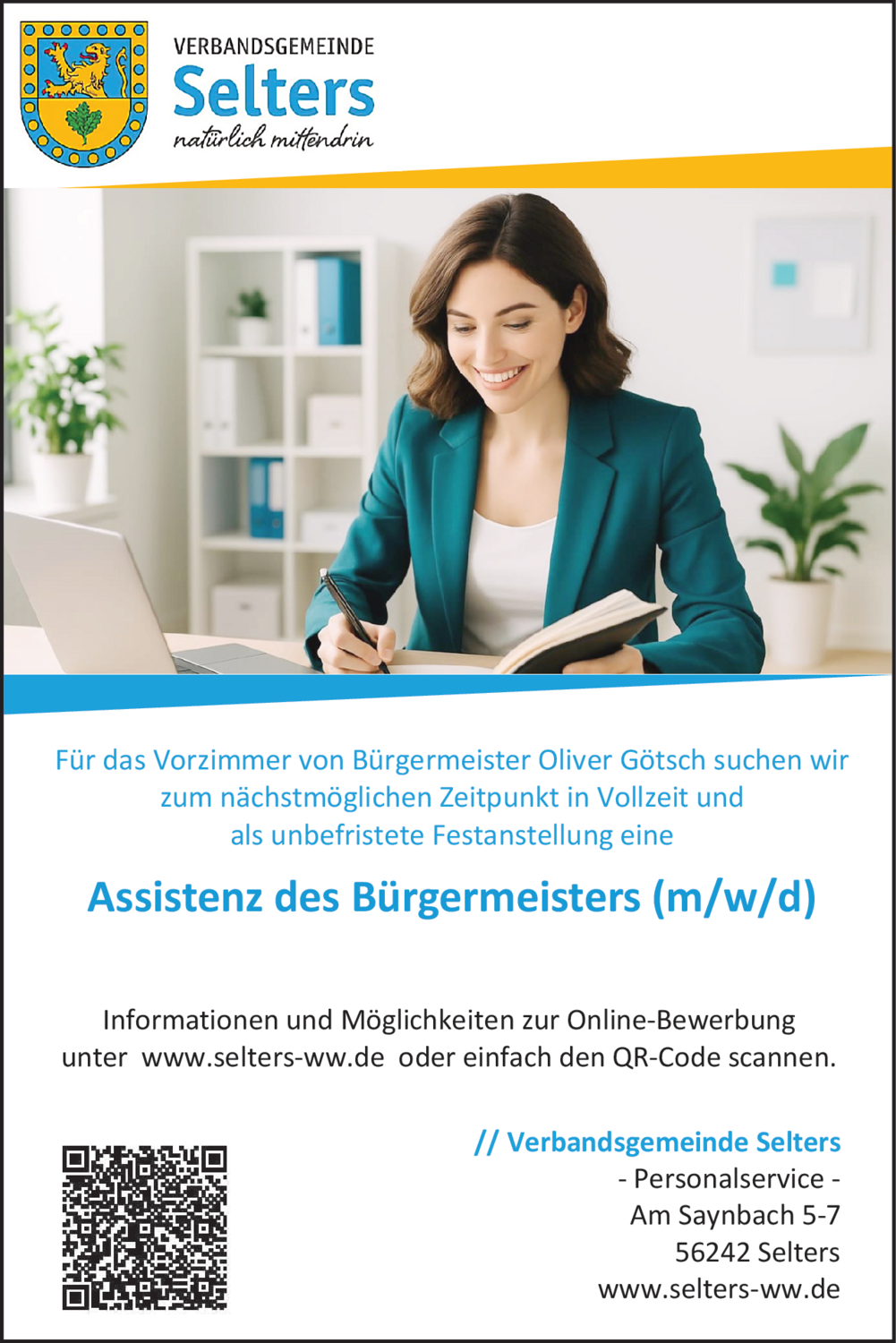 Assistenz des Bürgermeisters (m/w/d)