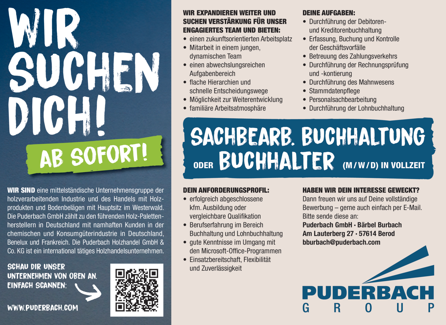 Sachbearb. Buchhaltung (m/w/d)