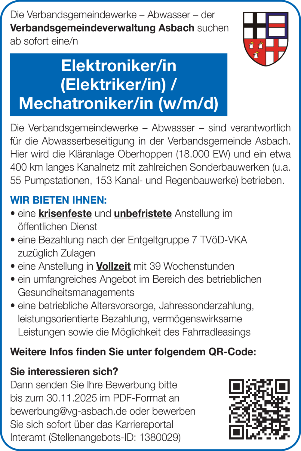 Mechatroniker/in (w/m/d)