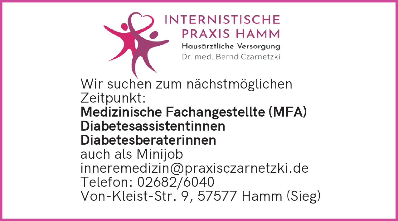 Diabetesassistentin (m/w/d)
