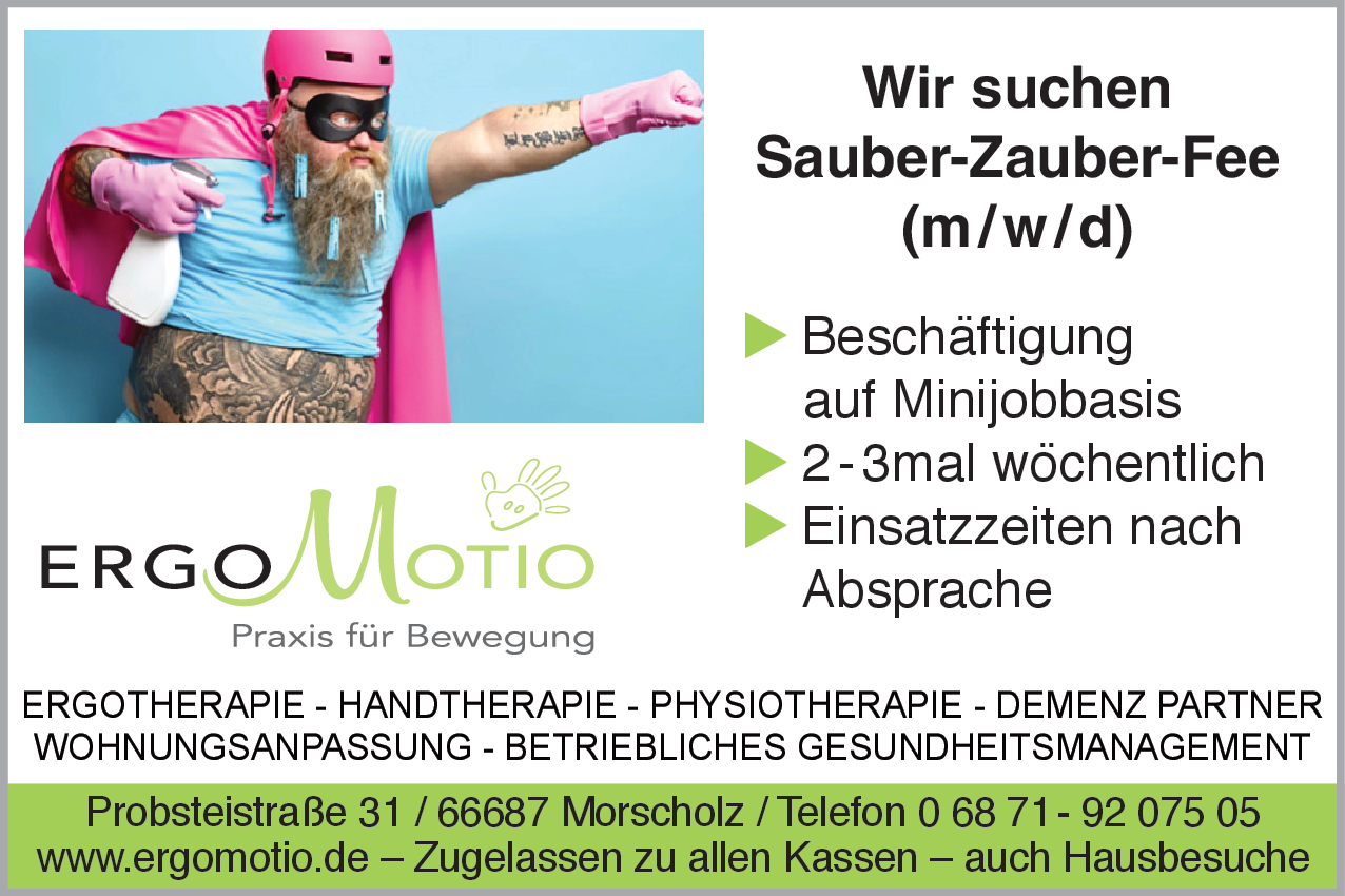 Sauber-Zauber-Fee (m/w/d)