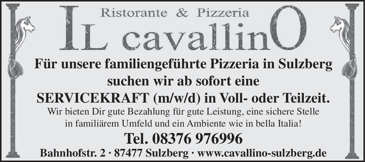 Servicekraft (m/w/d)