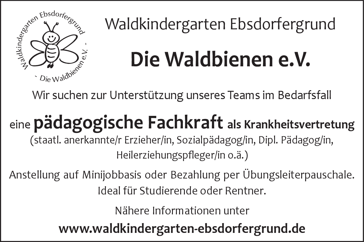 Pädagogische Fachkraft (m/w/d)