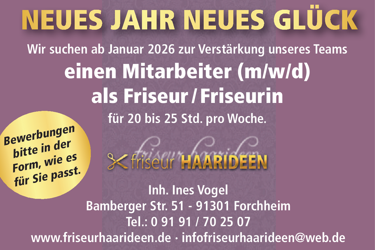 Friseur/Friseurin (m/w/d)