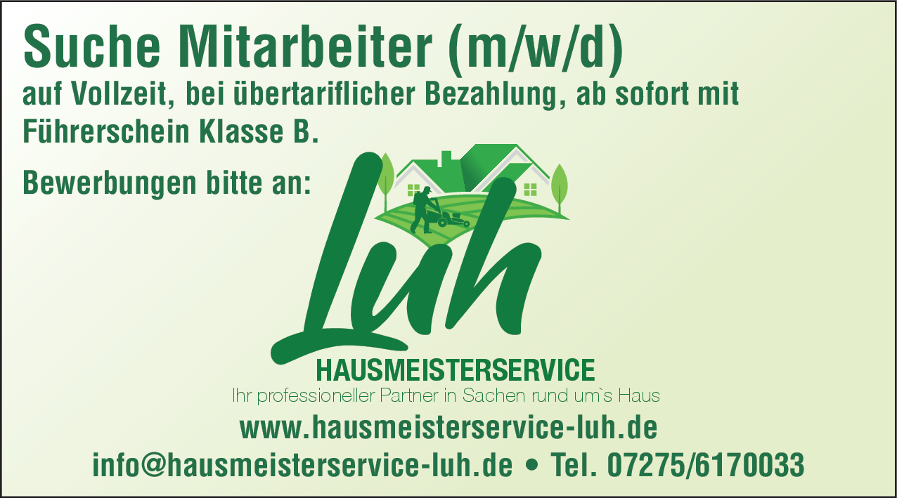 Mitarbeiter (m/w/d)