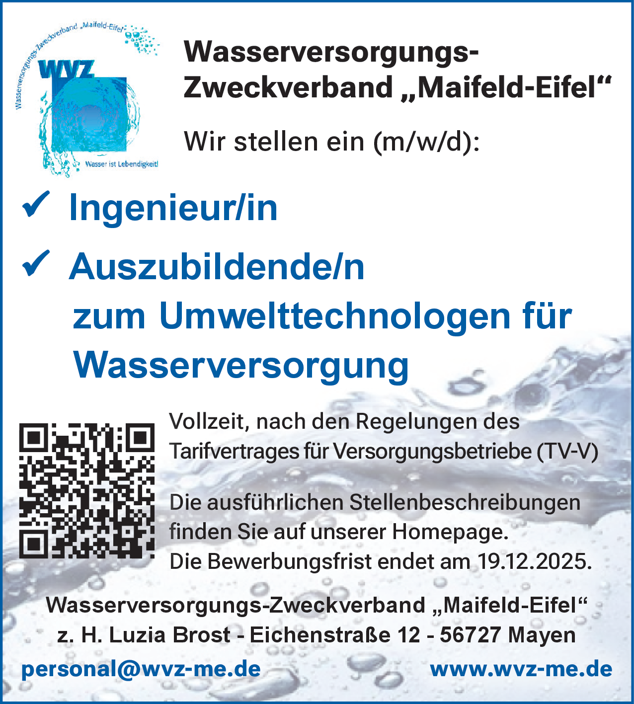 Ingenieur/in (m/w/d)