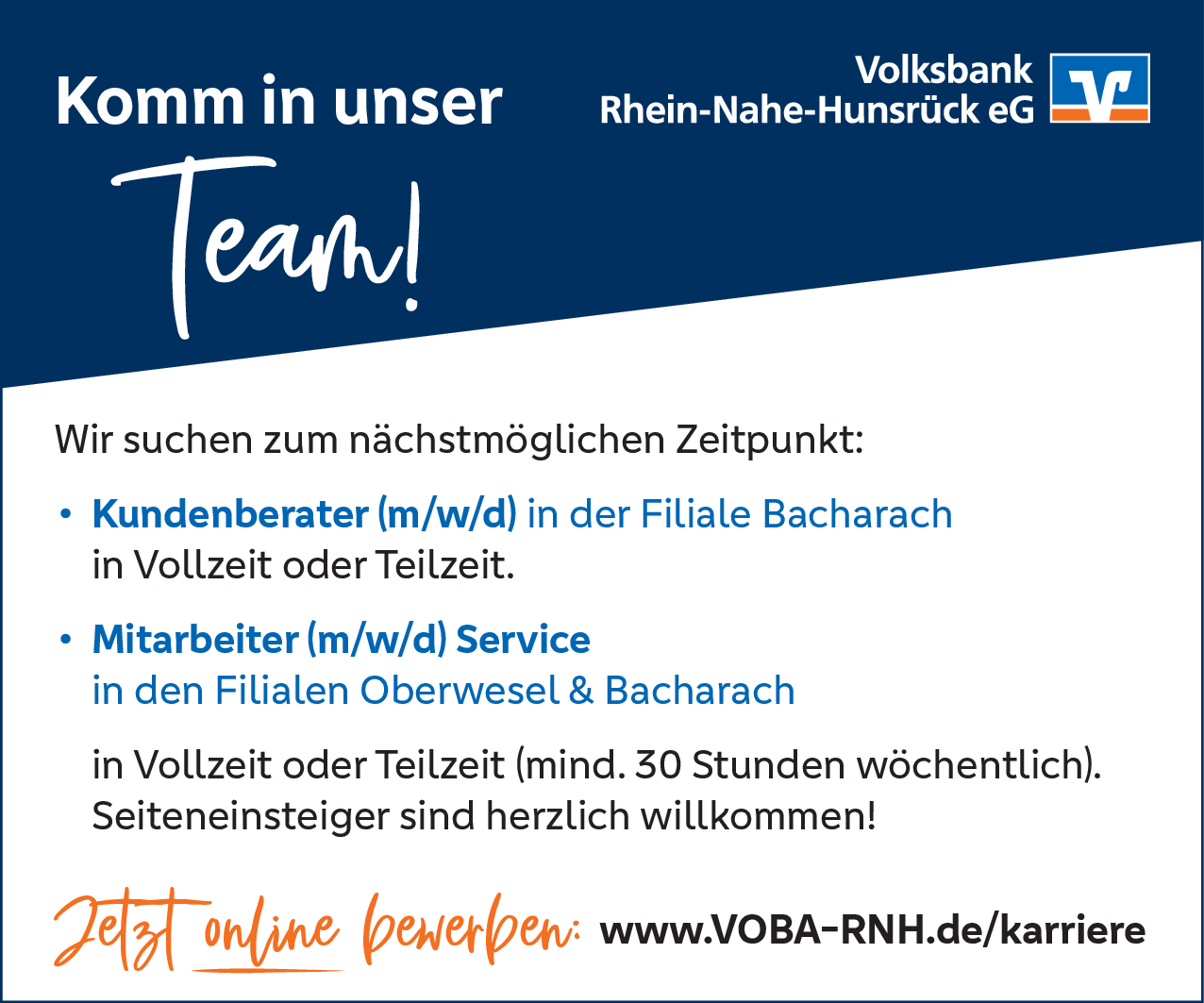 Kundenberater (m/w/d)