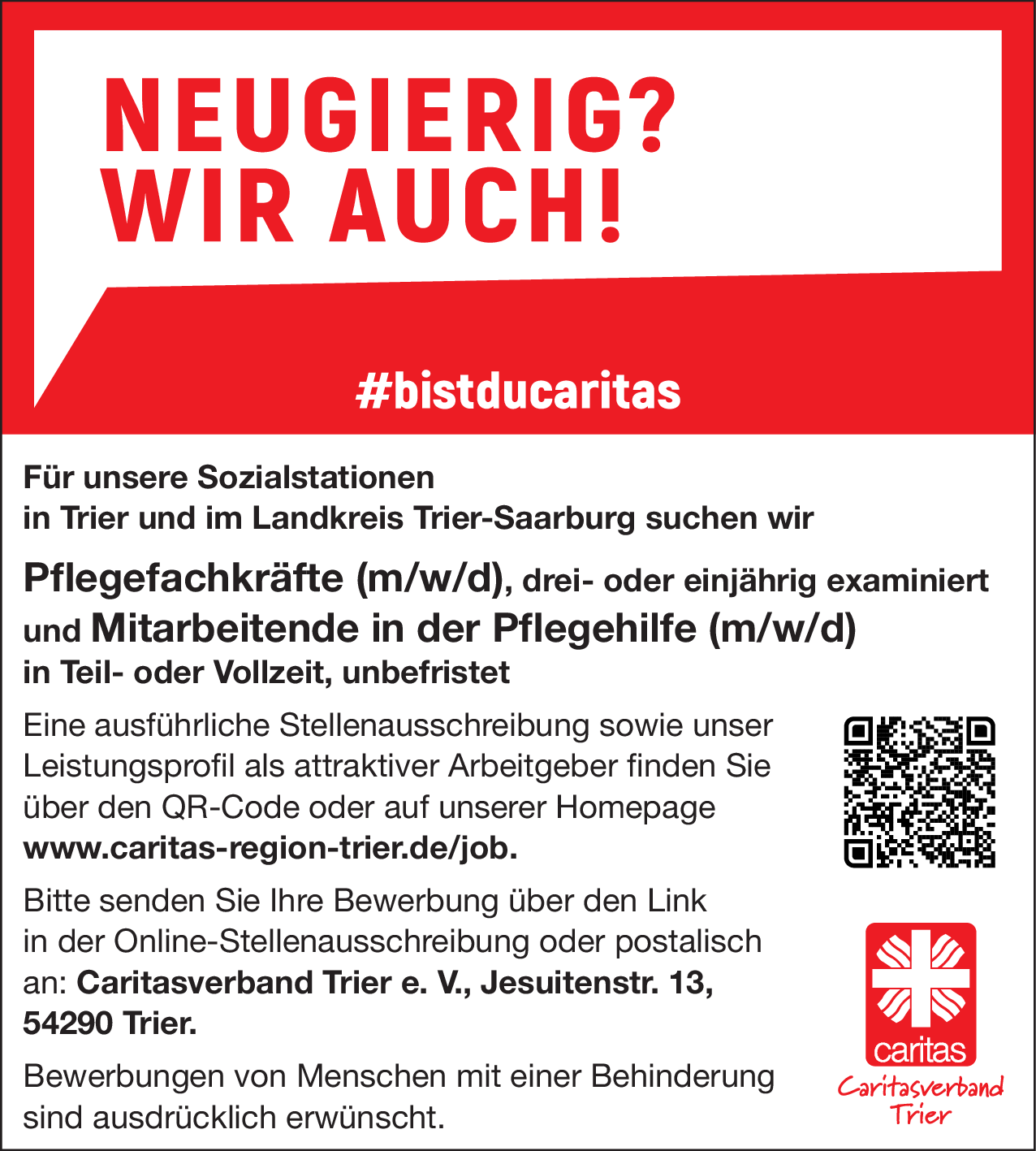 Pflegefachkräfte (m/w/d)