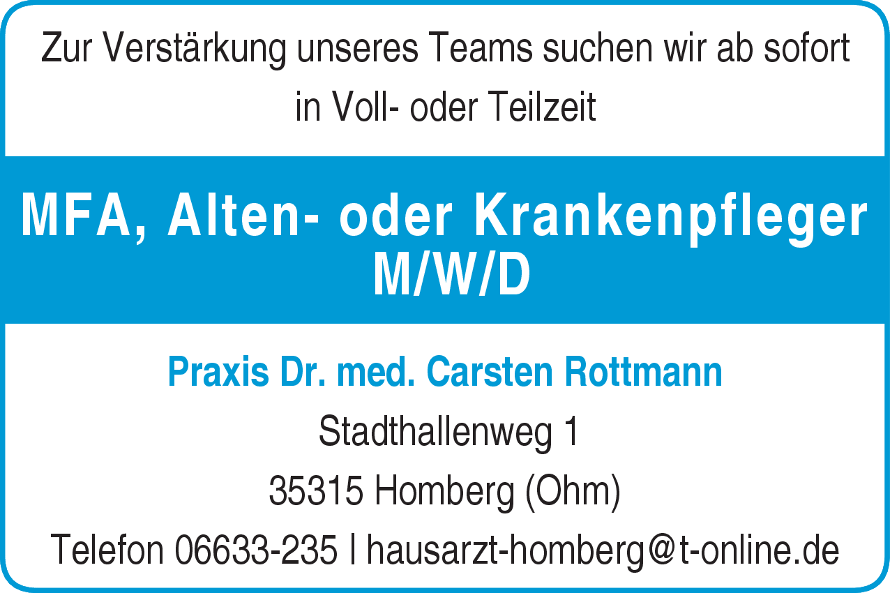 Krankenpfleger (m/w/d)