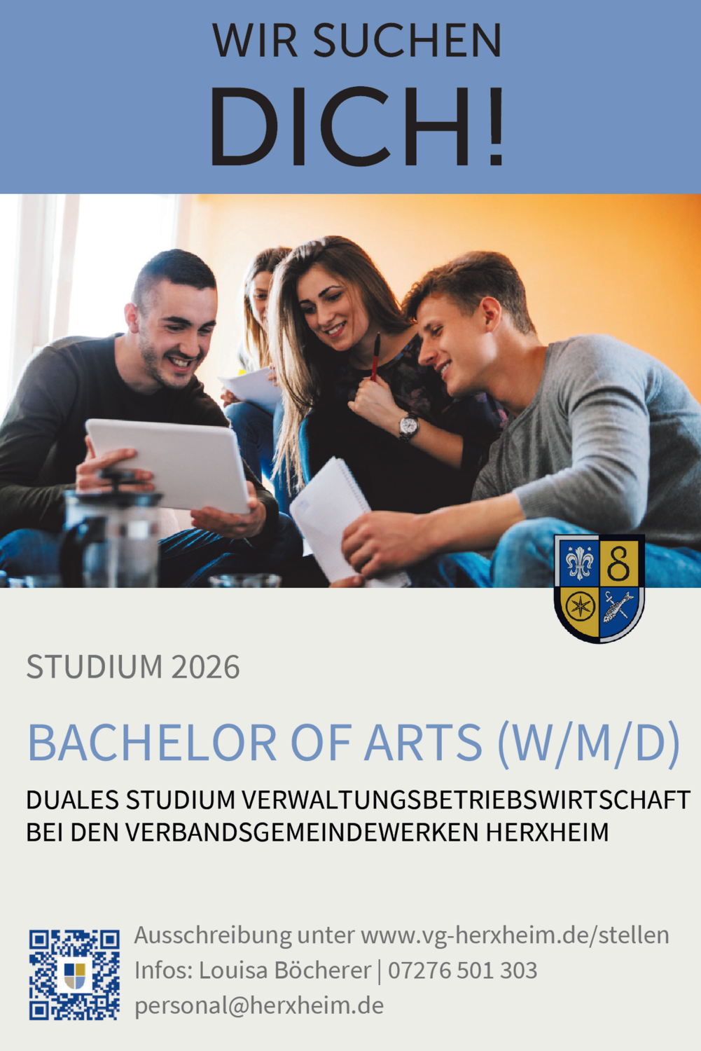 Bachelor of Arts (w/m/d)