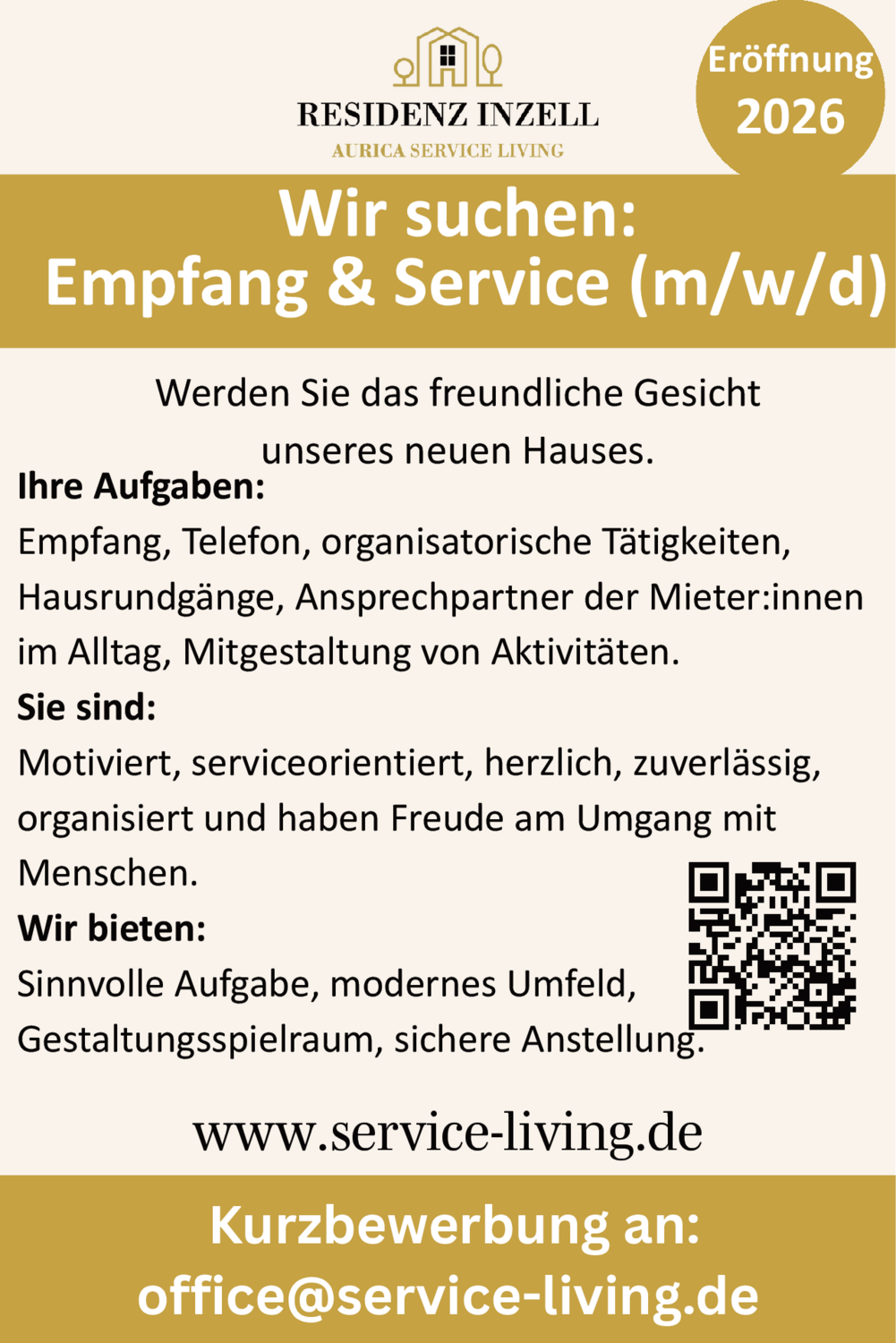 Empfang & Service (m/w/d)