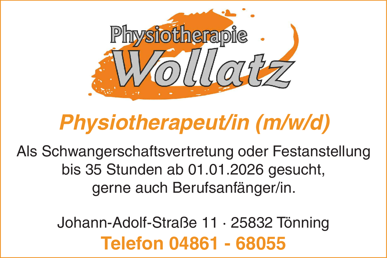 Physiotherapeut/in (m/w/d)