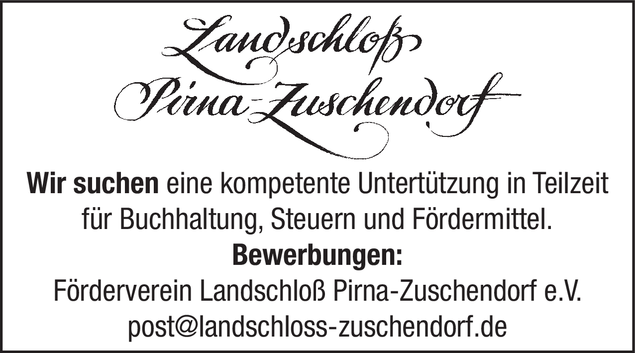 Unterstützung Buchhaltung, Steuern und Fördermittel (m/w/d)