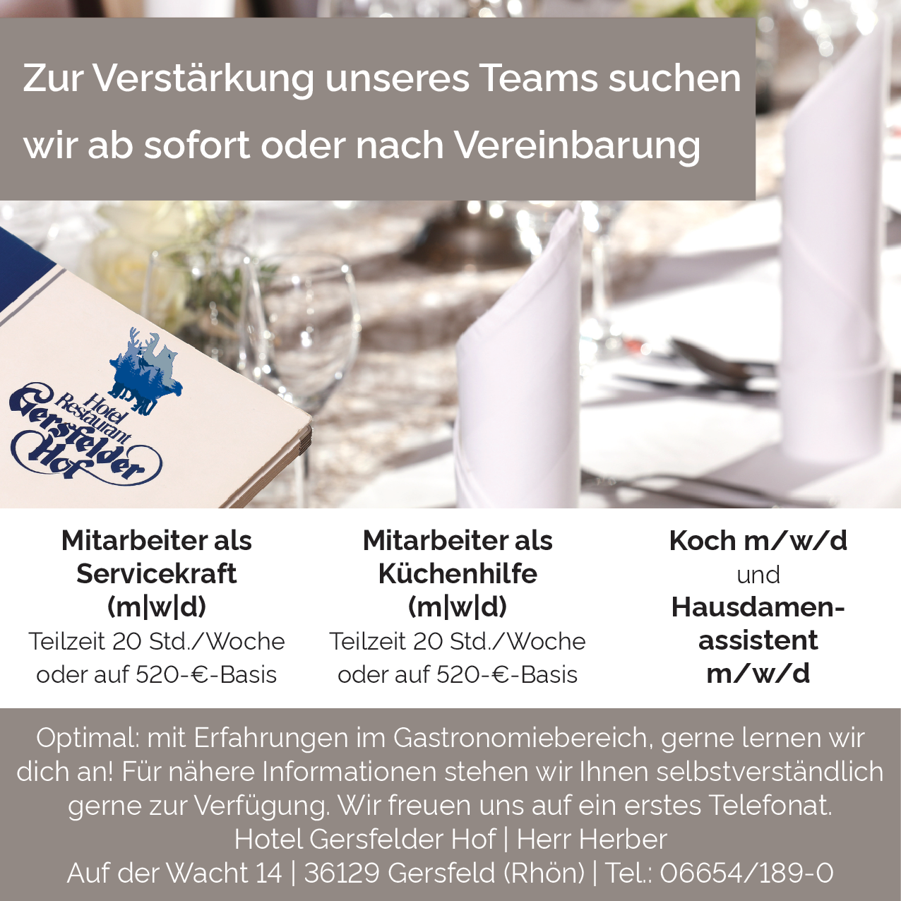 Mitarbeiter als Küchenhilfe (m/w/d)