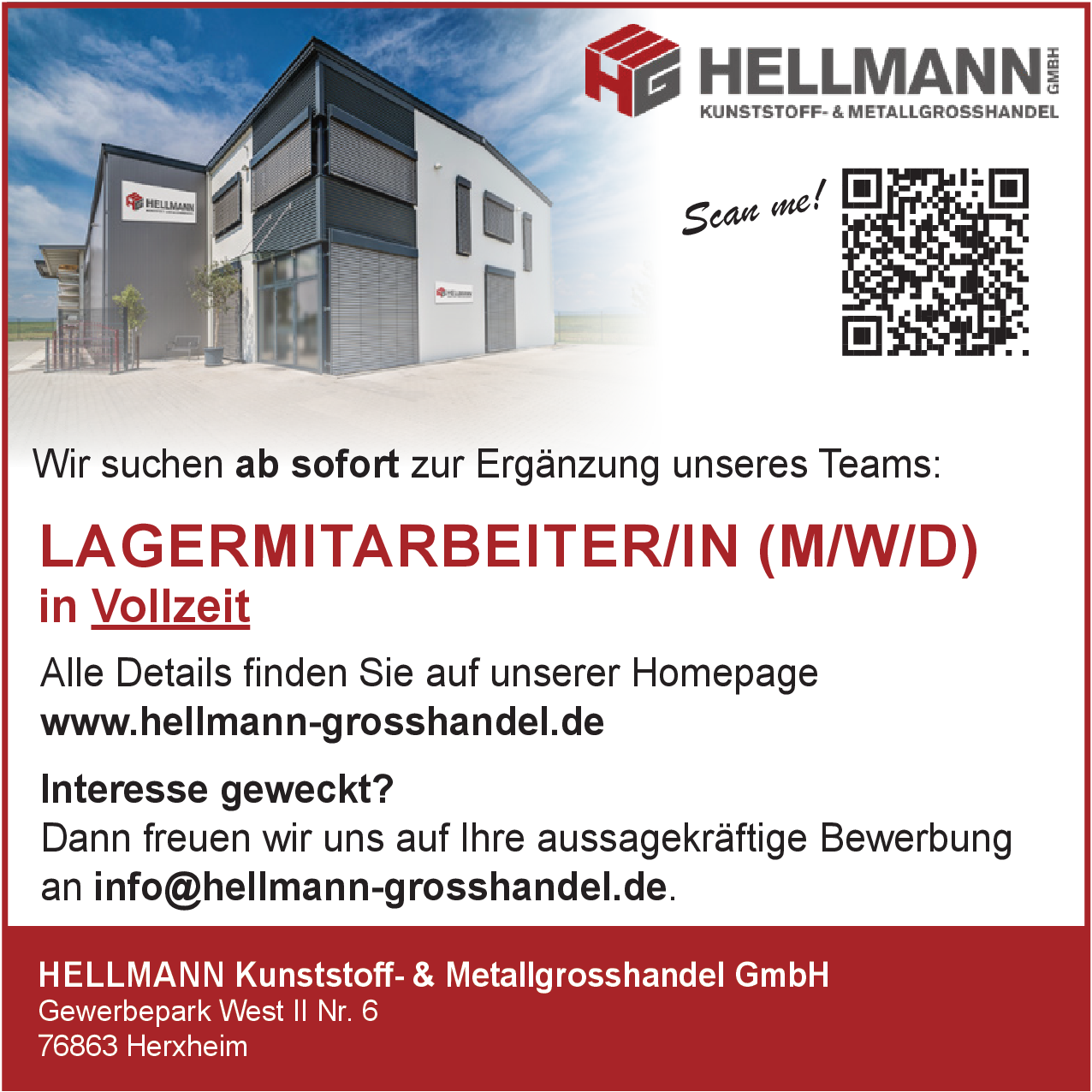 Lagermitarbeiter/in (m/w/d)