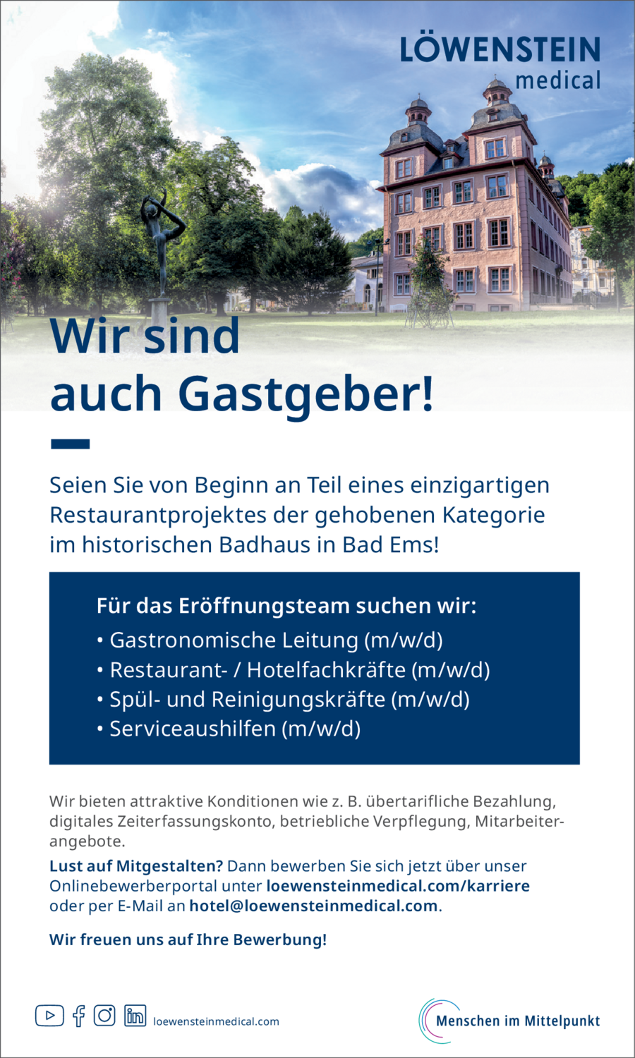 Gastronomische Leitung (m/w/d)