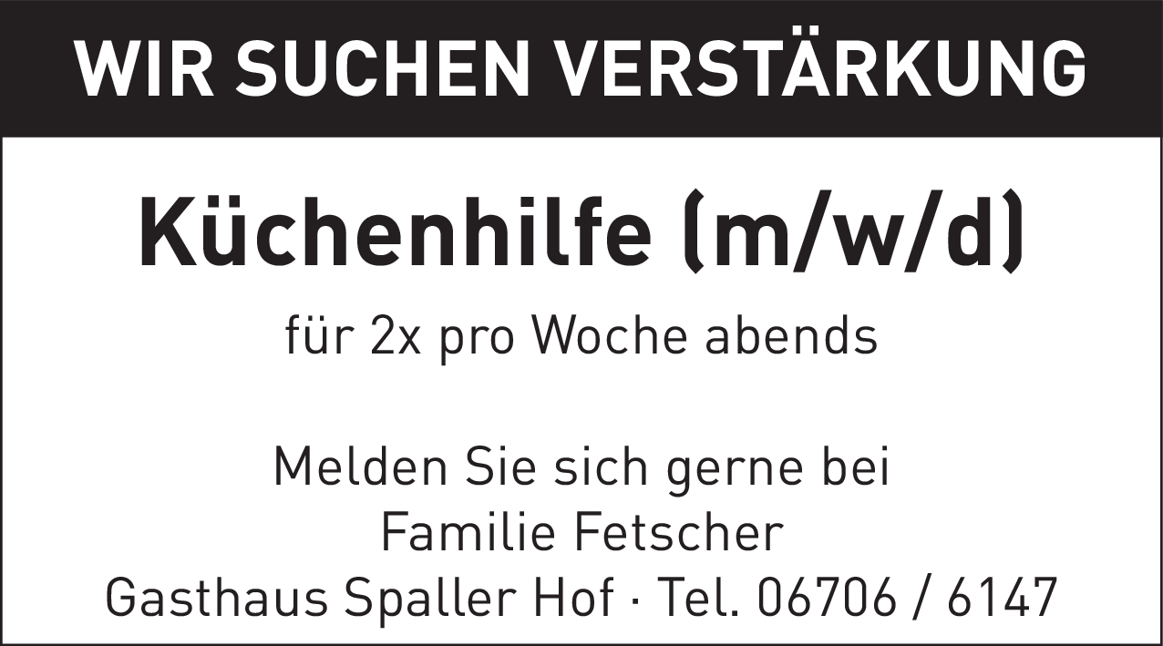 Küchenhilfe (m/w/d)
