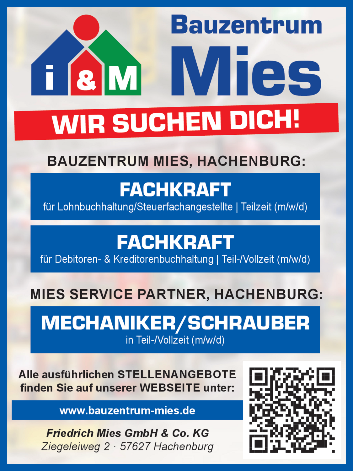 Fachkraft für Lohnbuchhaltung/Steuerfachangestellte (m/w/d)