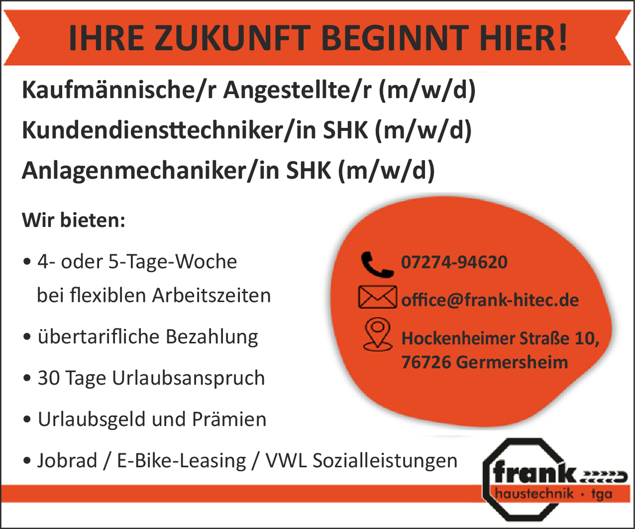 Kaufmännische/r Angestellte/r (m/w/d)