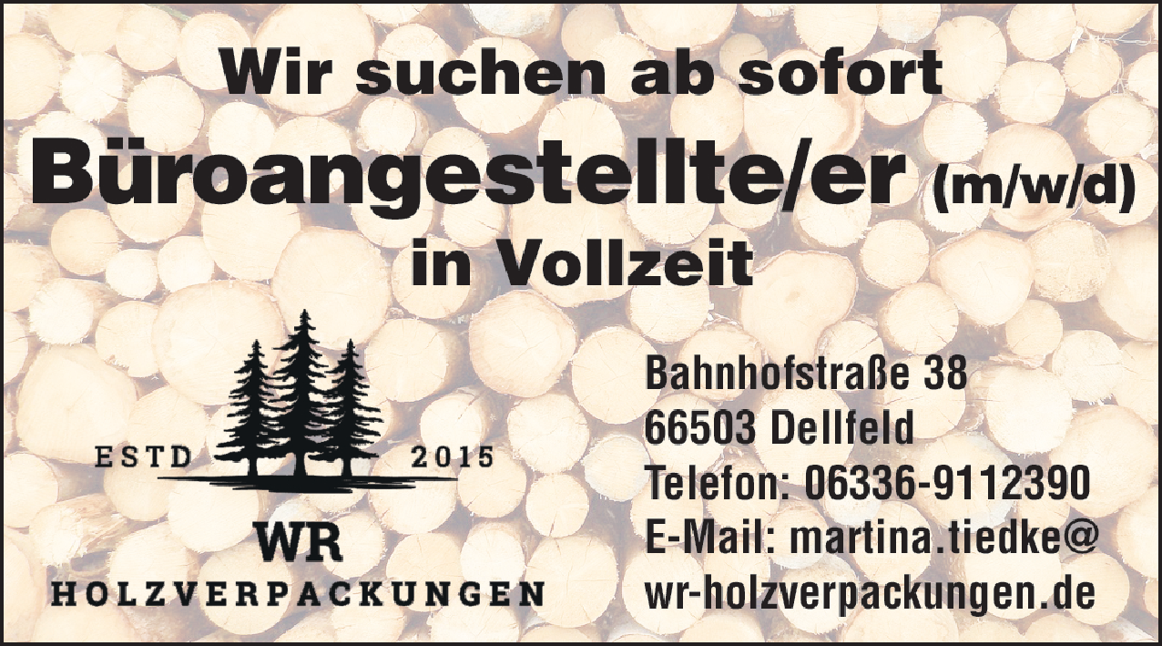 Büroangestellte (m/w/d)