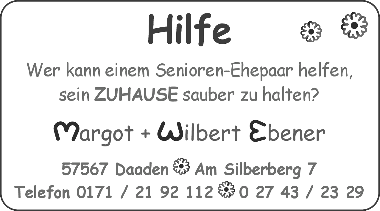 Haushaltshilfe (m/w/d)