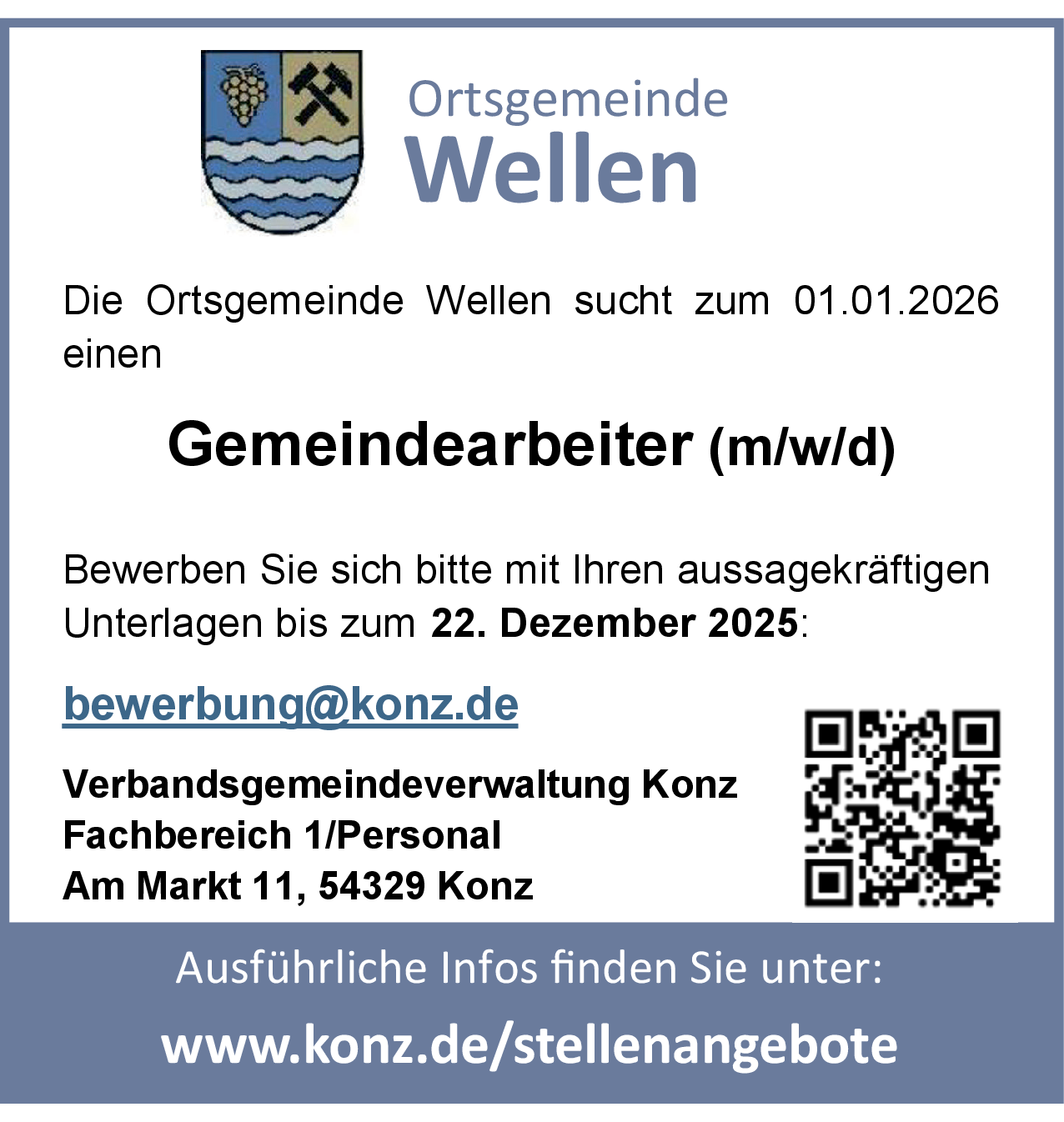 Gemeindearbeiter (m/w/d)